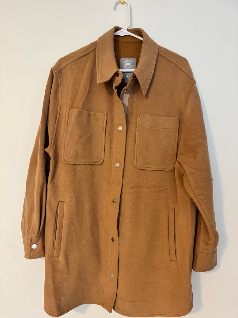 Canada Goose Caramel Brown Lightweight Shirt Jacket